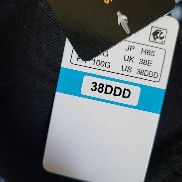 Wacoal Red Carpet Strapless Convertible Bra 854119 Black 38DDD NWT - Picture 6 of 6